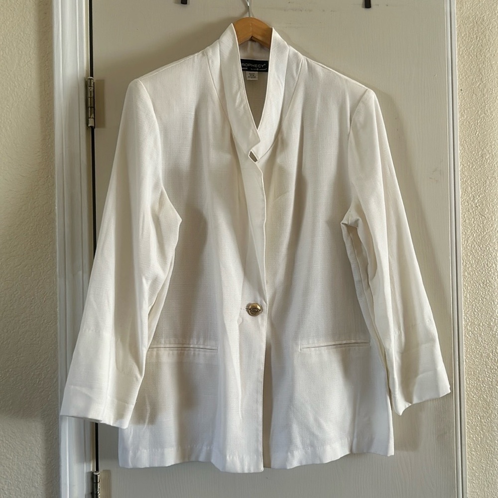 Prophecy Sag Harbor Lightweight Women Blazer Sz 18w